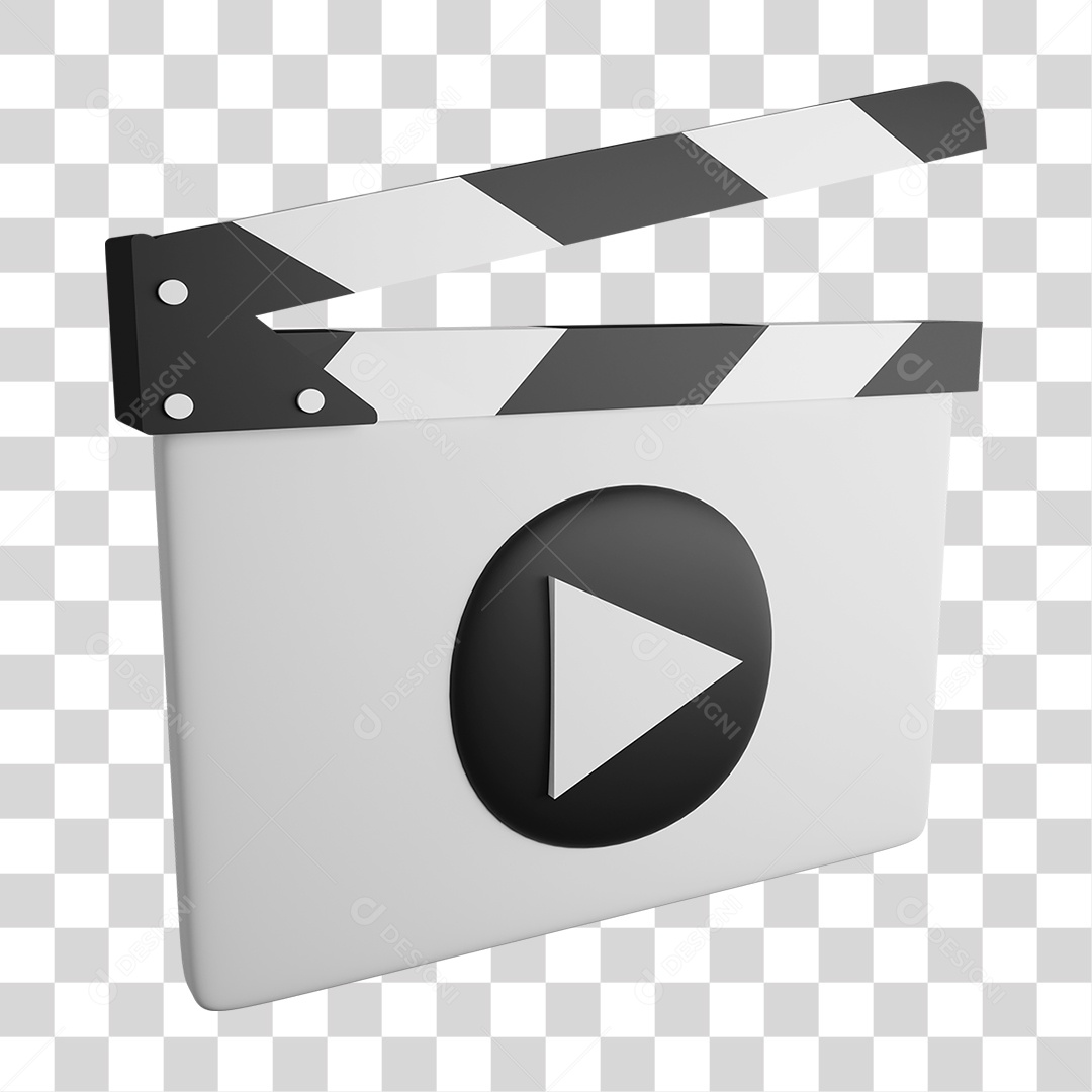 Claquete de Filme Filmagem PNG Transparente