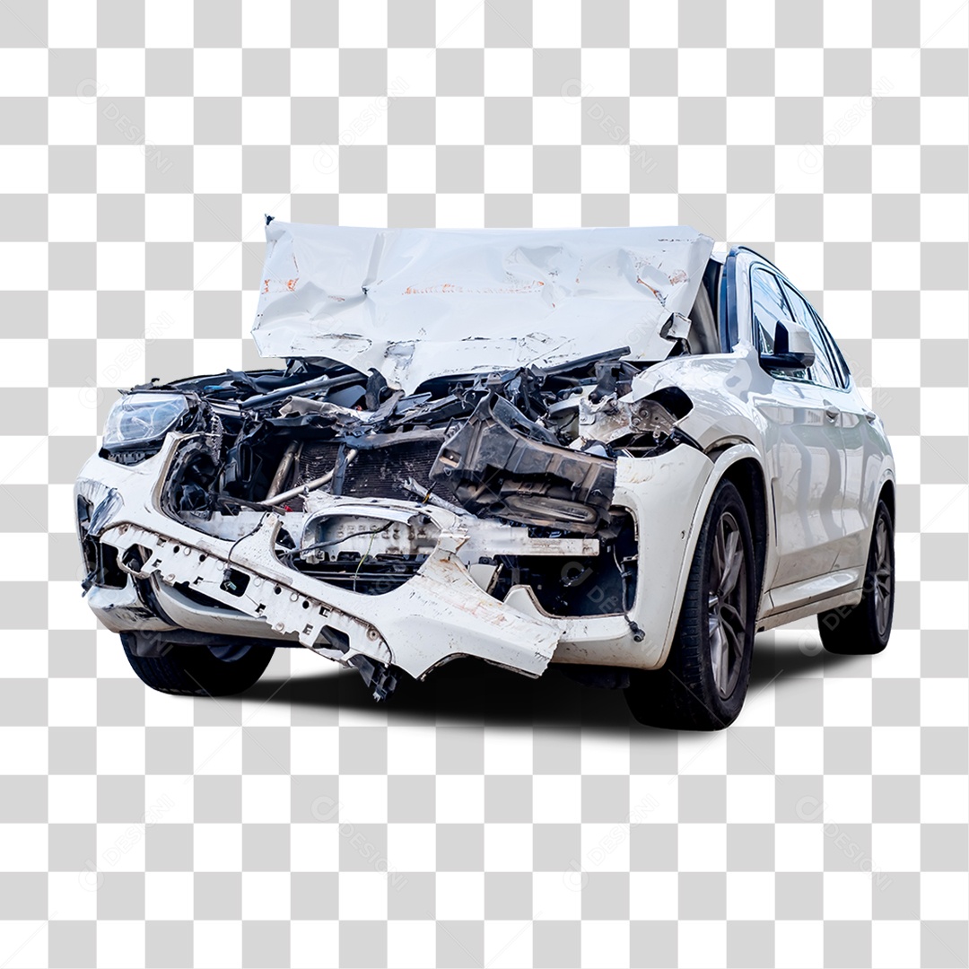 Carros Batidos Funilaria PNG Transparente
