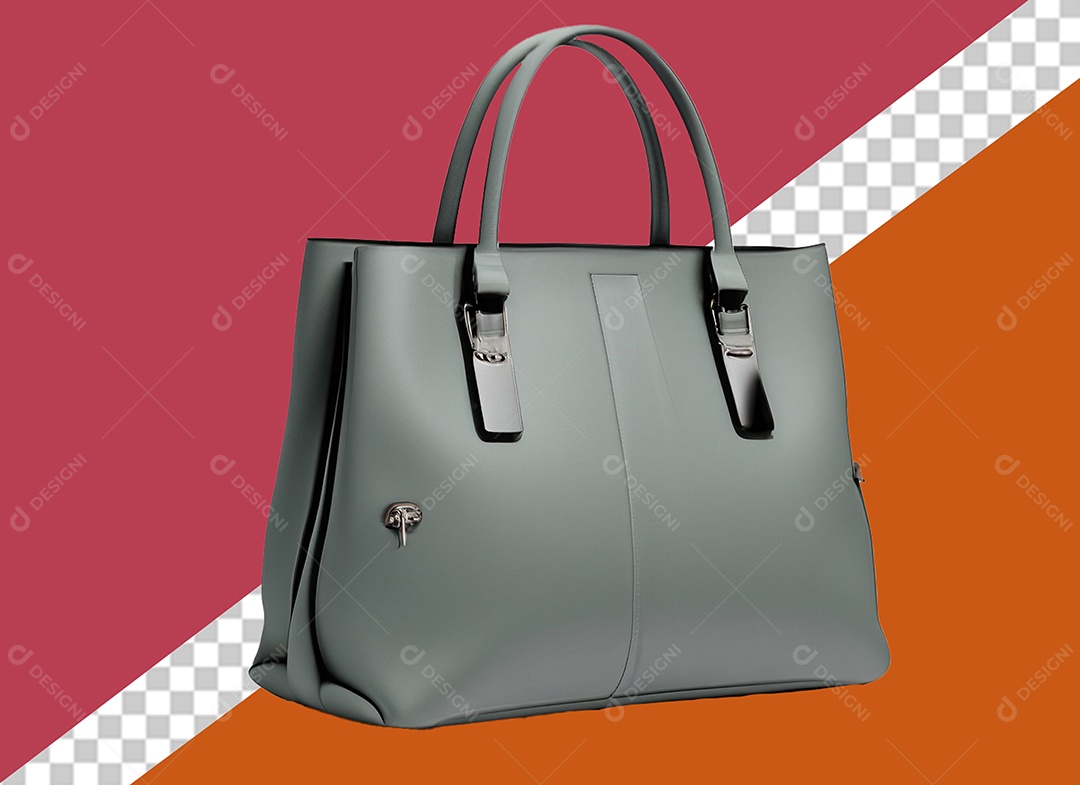 Bolsa de Mão Elemento 3D para Composição PSD