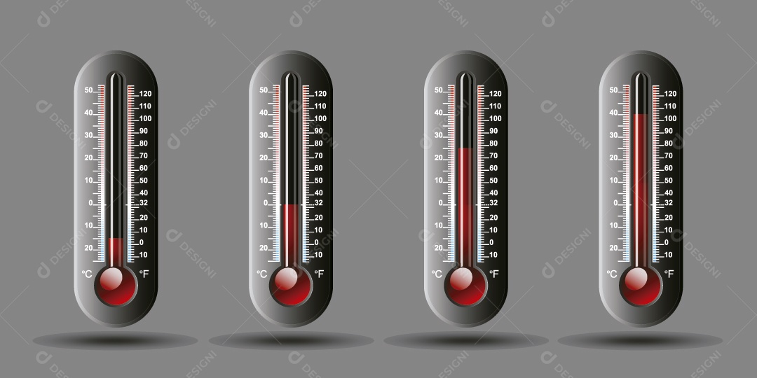 Termômetro Ilustração Vetor EPS