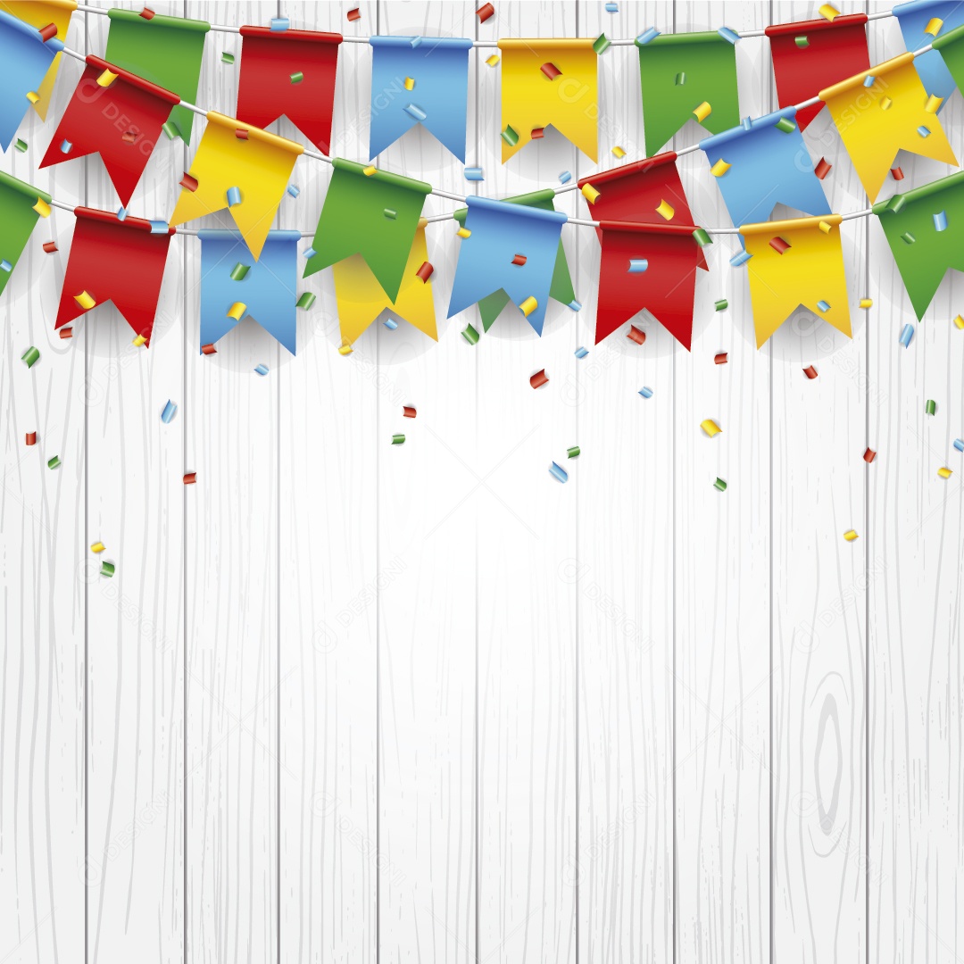 Bandeirola de Festa Junina Ilustração Vetor EPS