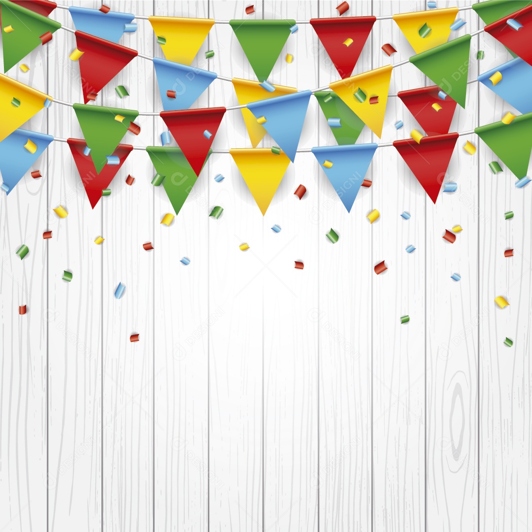 Bandeirola de Festa Junina Ilustração Vetor EPS