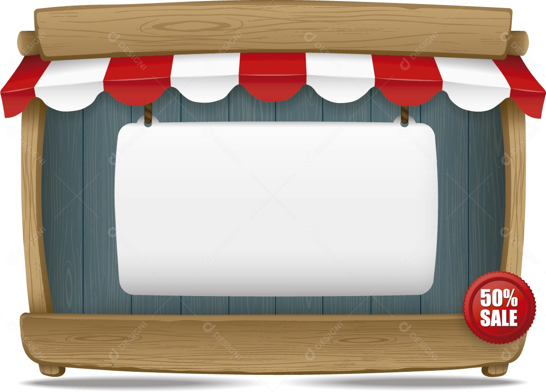 Modelo de Placa Ilustração Vetor EPS Editável