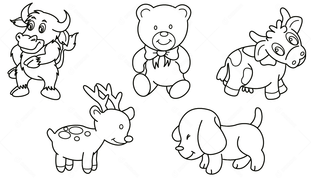 Desenho de Animais ilustração Vetor EPS