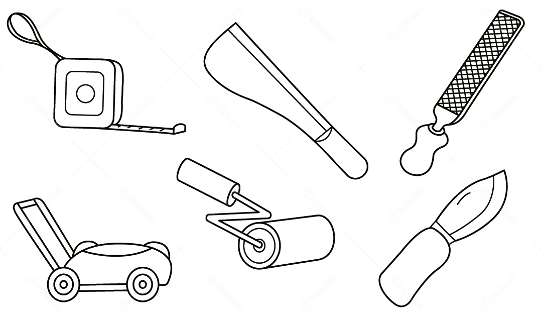 Desenho de Ferramenta ilustração Vetor EPS