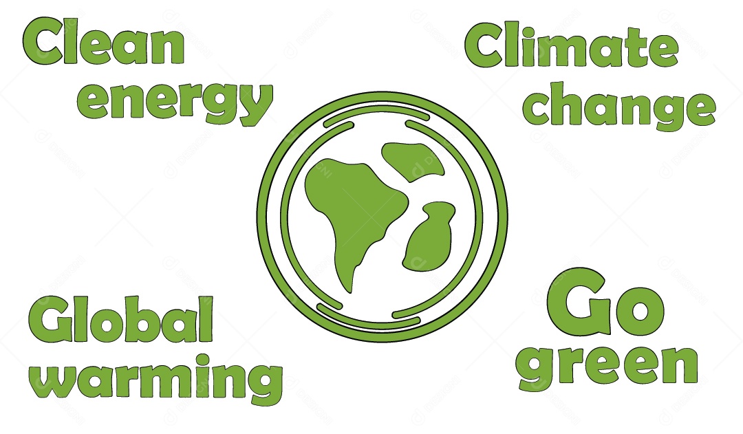 Aquecimento Global Ilustração Vetor EPS