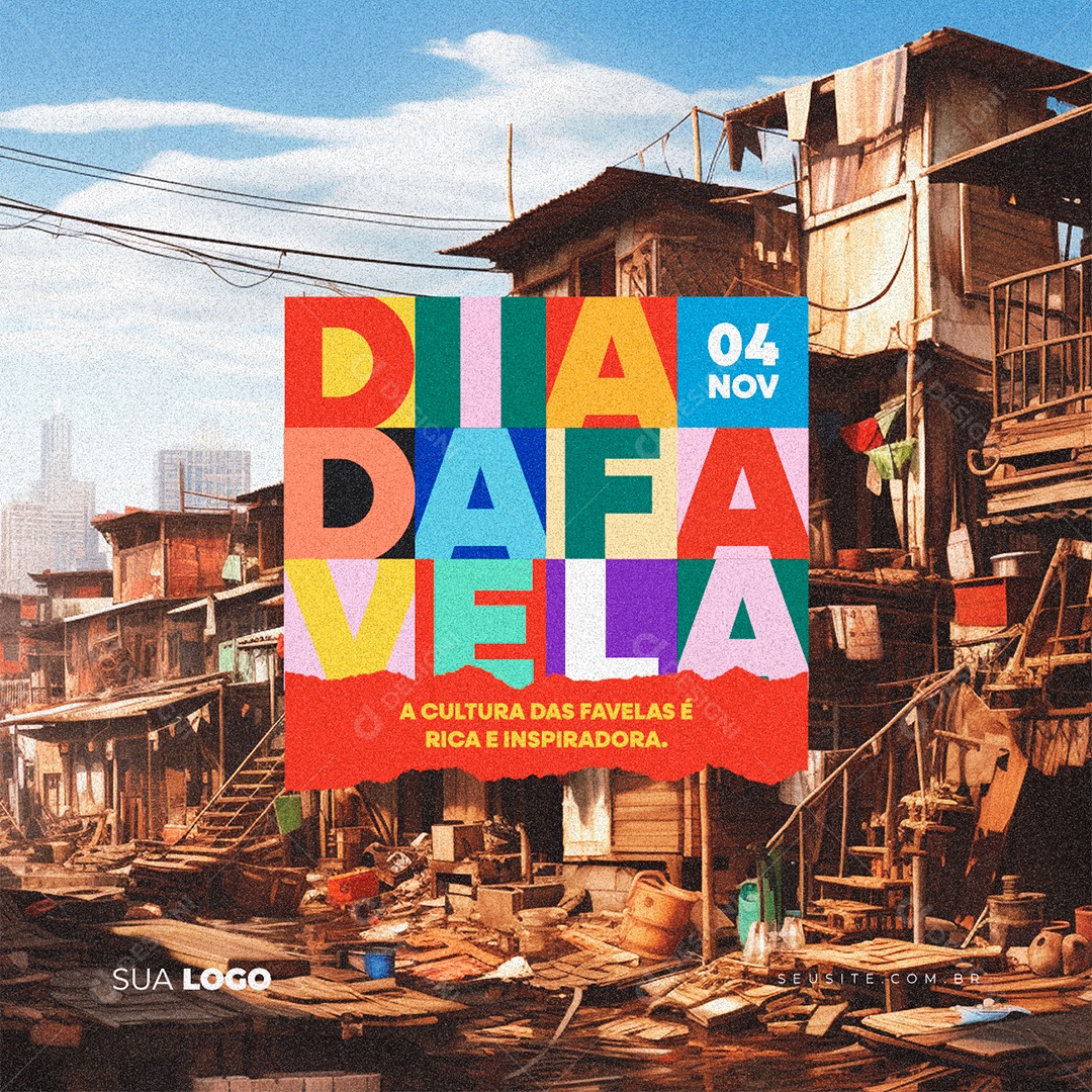 Favela Day: Favela Culture Is Rich and Inspiring Social Media PSD Editable