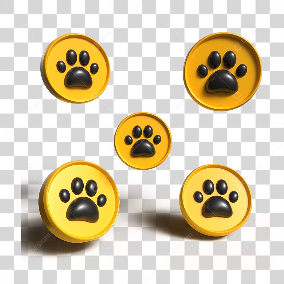 Ícones Pets PNG Transparente
