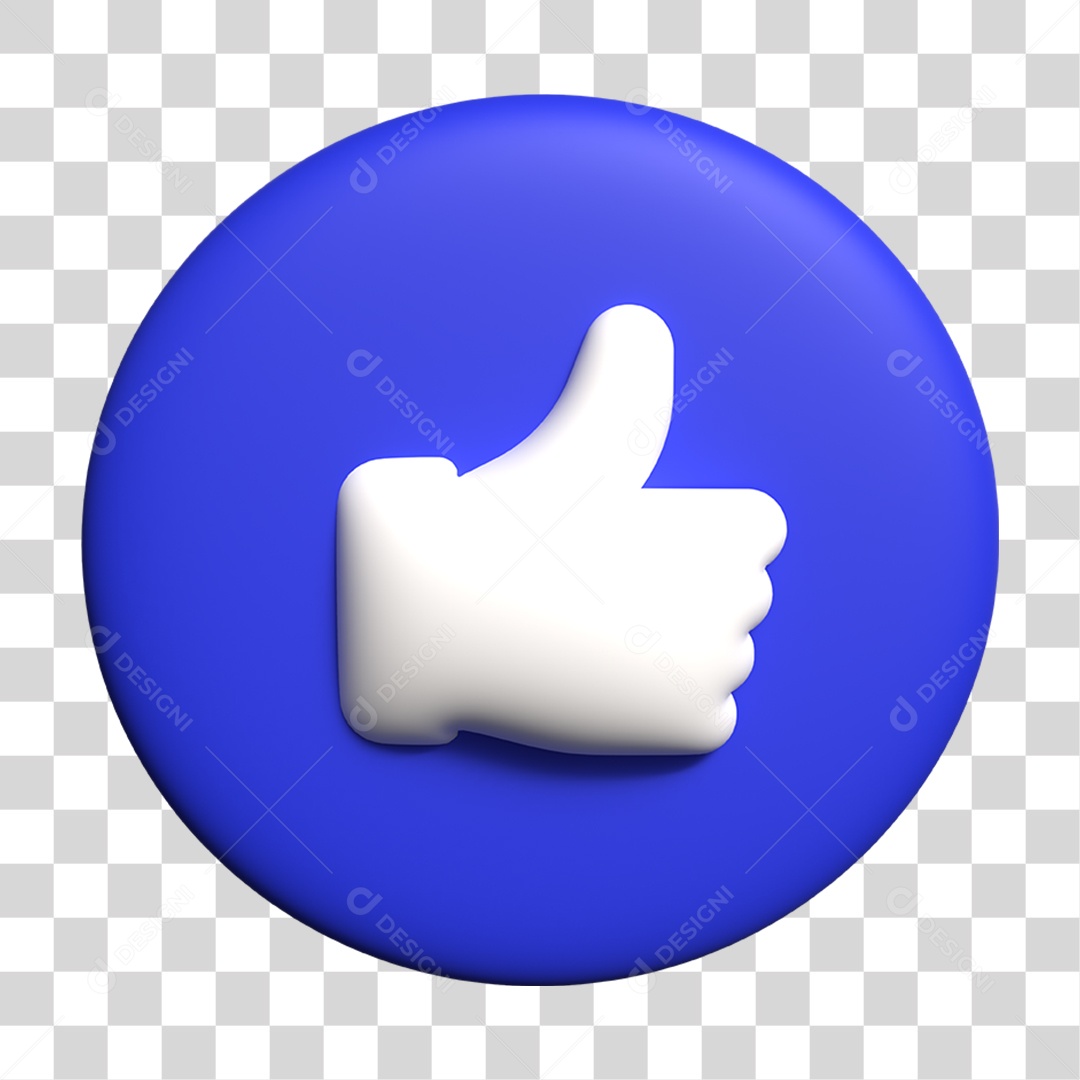 Ícone de Curtida Internet PNG Transparente