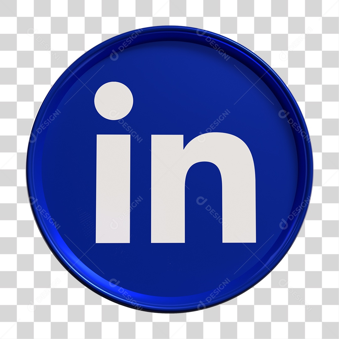 Ícone do Linkedin PNG Transparente