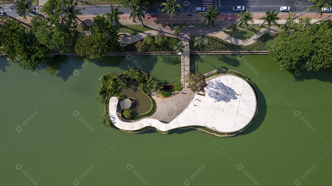 Casa do Baile na Pampulha, Belo Horizonte, Brasil. Famoso local turístico