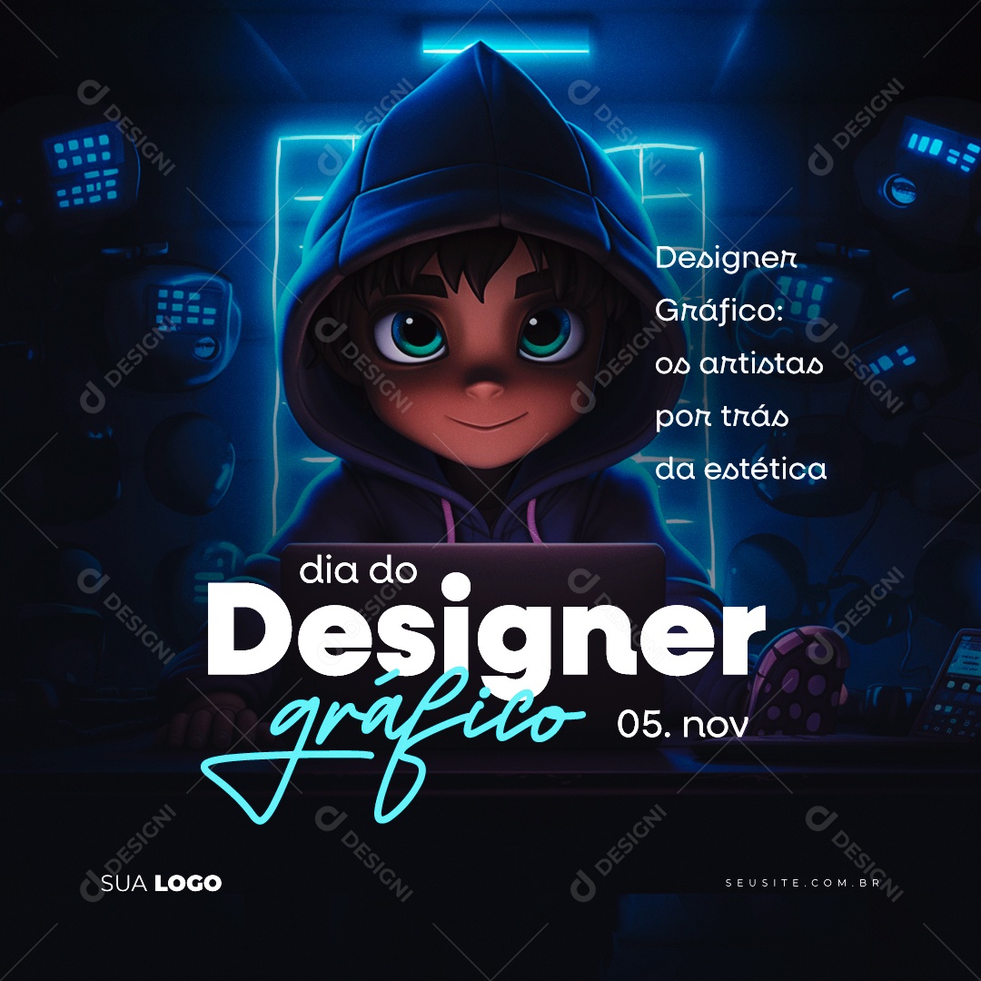 Dia Do Designer Gráfico Os Artistas por Trás da Estética Social Media PSD Editável