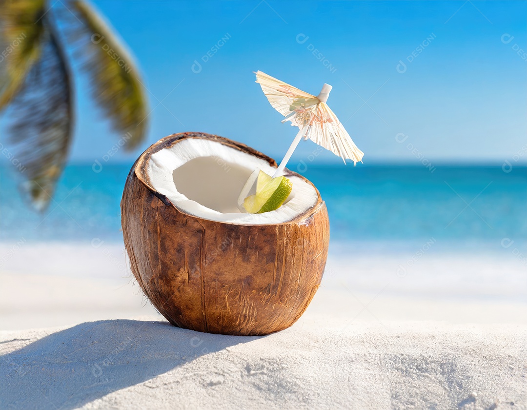 Bebidas de coco tropical