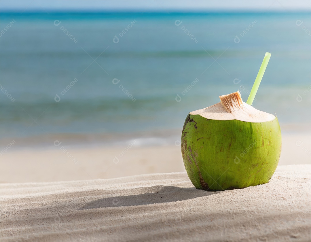 Bebidas de coco tropical