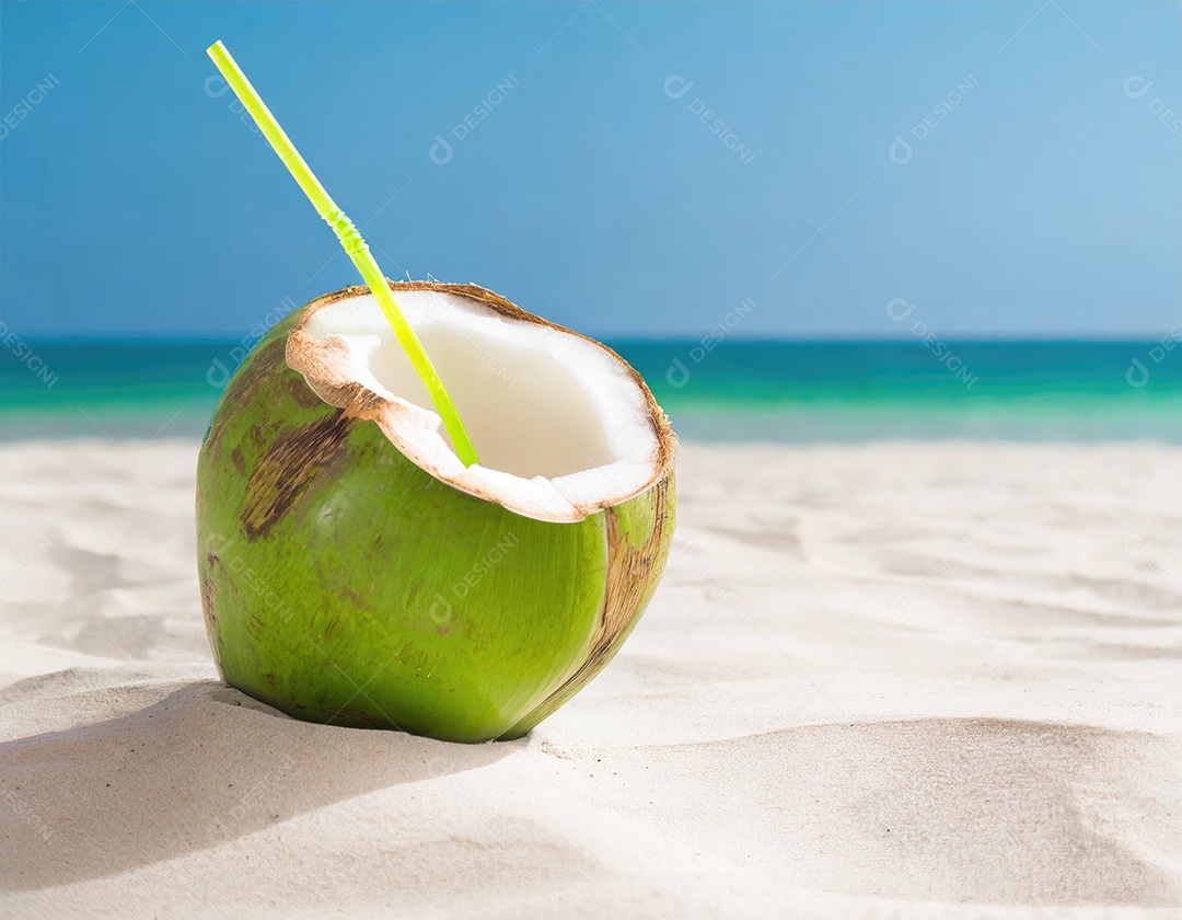 Bebidas de coco tropical