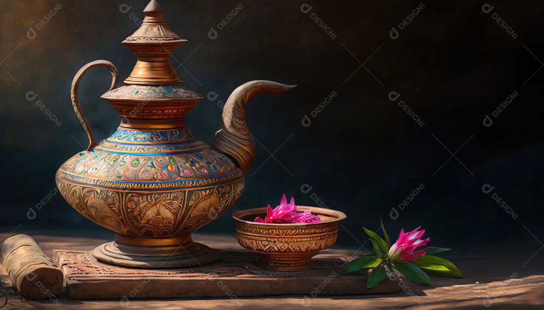 Artesanato feito à mão a partir de produtos naturais, cesto de vime, prato e cesto de bambu tecido, folha de vime trançada.