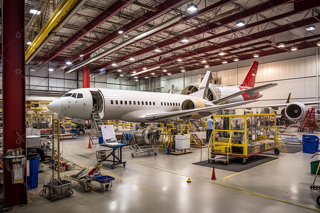 Instalação de fabricação aeroespacial de precisão