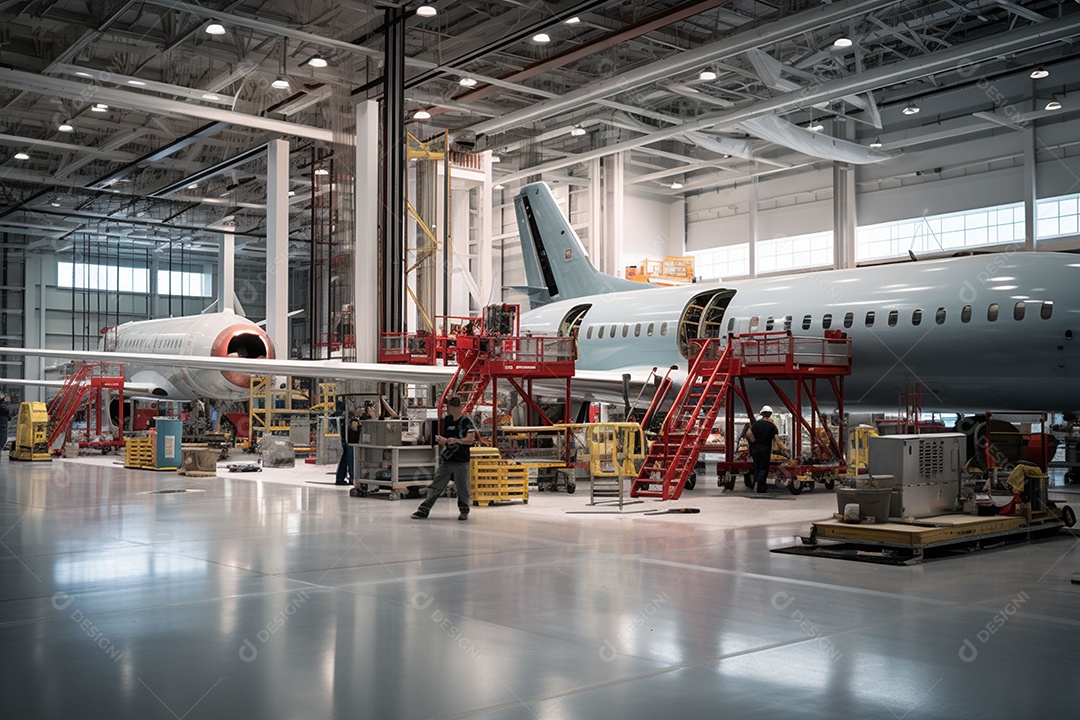 Instalação de fabricação aeroespacial de precisão