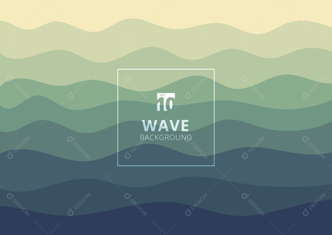 Background Ondulado Ilustração Vetor EPS