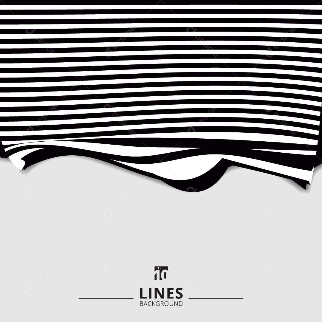 Background de Linhas Ilustração Vetor EPS