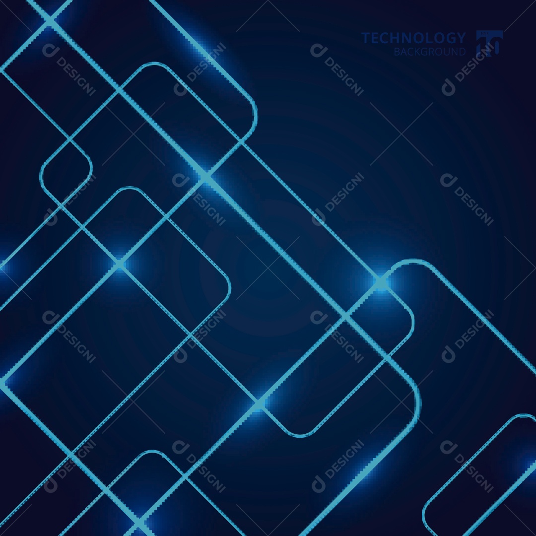 Background Tecnológico  Ilustração Vetor EPS