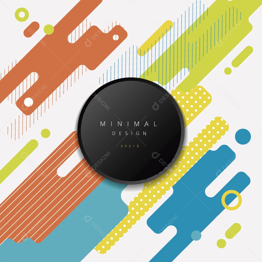 Background Minimalista Ilustração Vetor EPS
