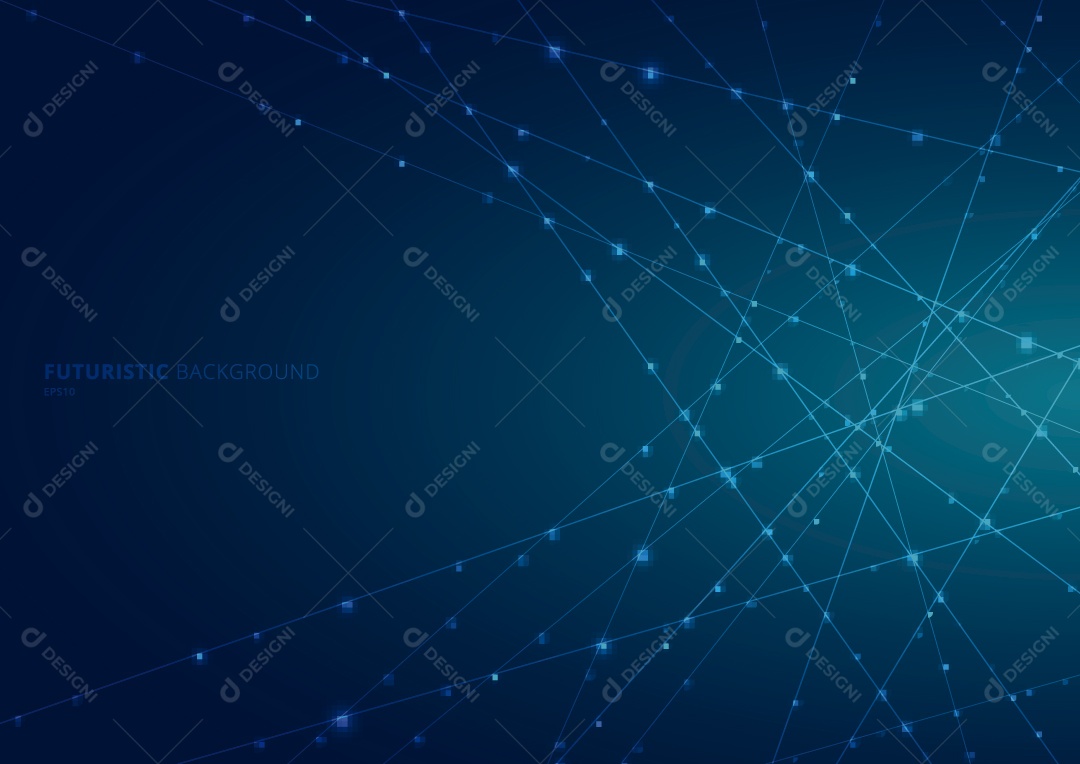 Background Futurista Ilustração Vetor EPS