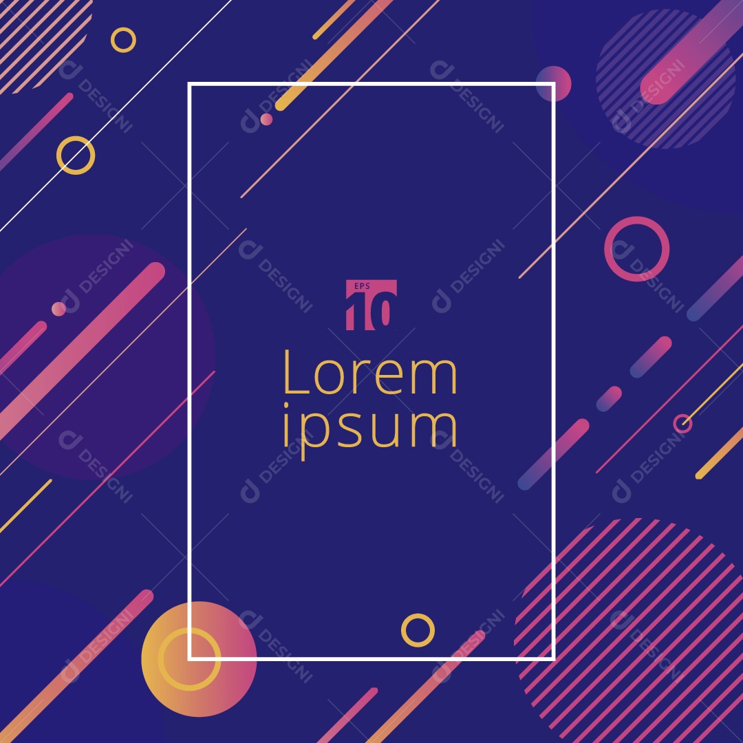 Modelo de Capa de Brochura Ilustração Vetor EPS Editável