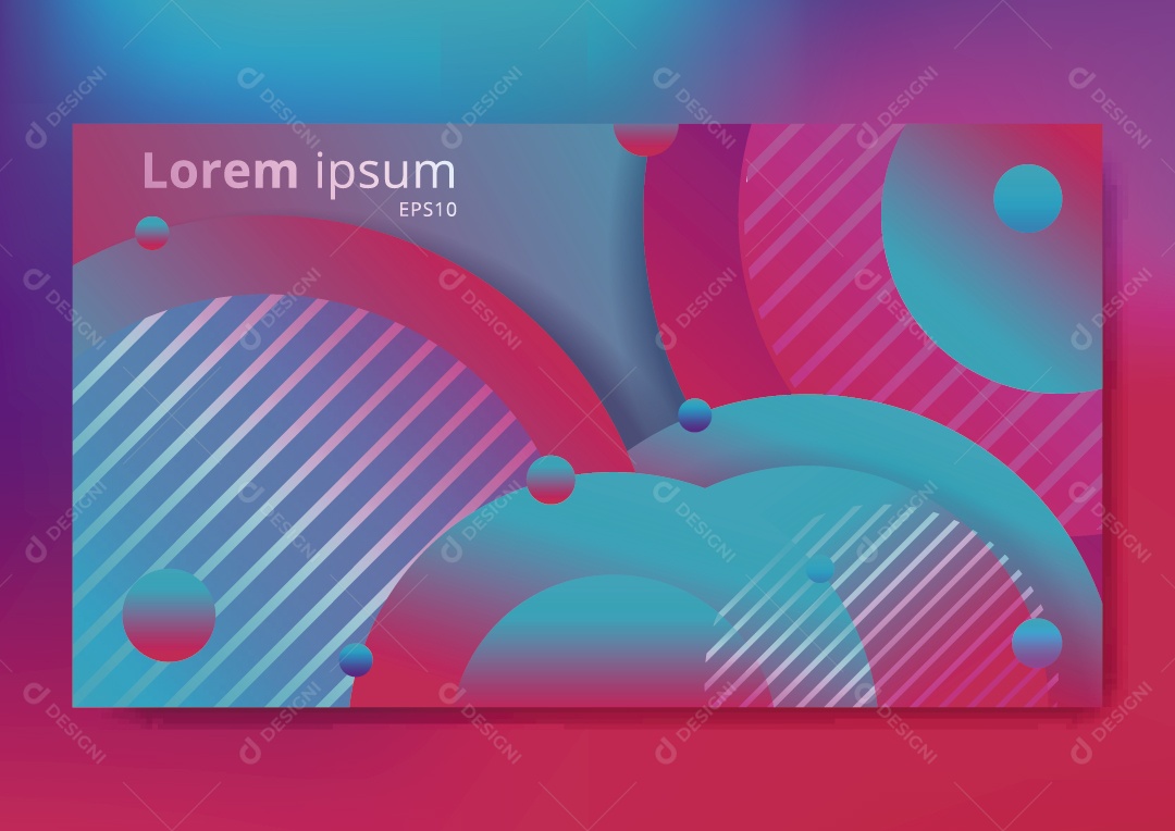 Modelo de Capa de Brochura Ilustração Vetor EPS Editável