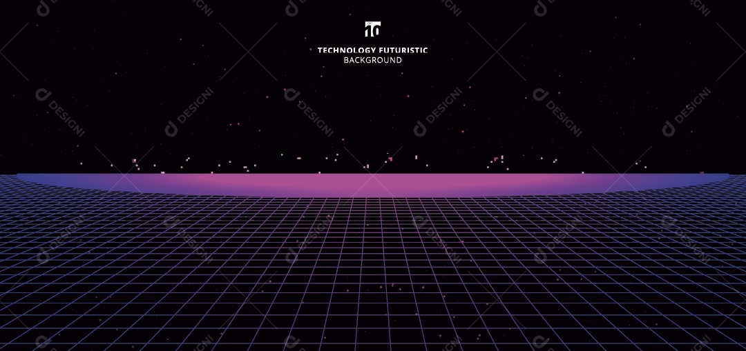 Background Tecnológico  Ilustração Vetor EPS