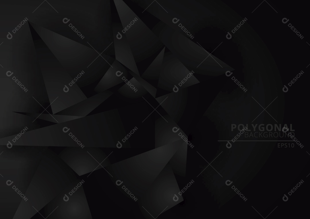 Background Poligonal Ilustração Vetor EPS