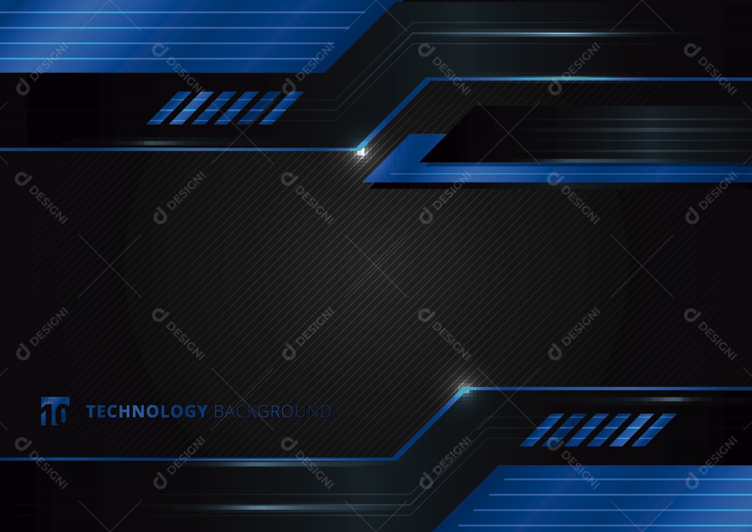 Background Tecnológico Ilustração Vetor EPS