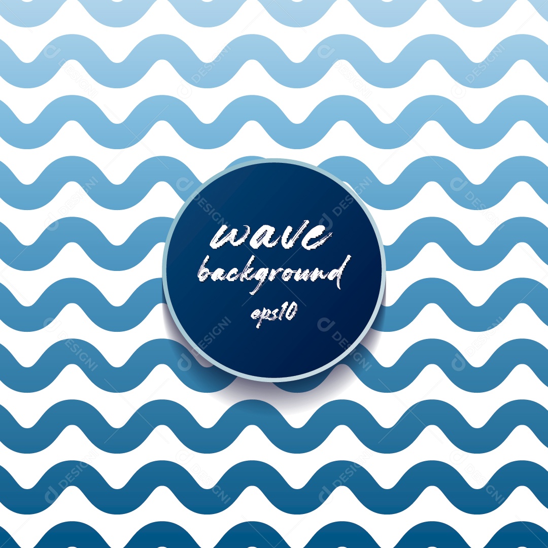Background Ondulado Ilustração Vetor EPS
