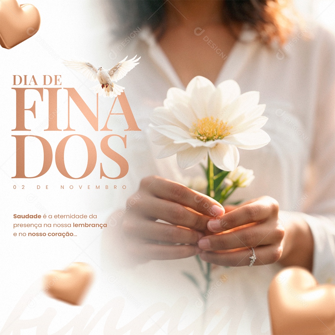 Dia de Finados 02 de Novembro Social Media PSD Editável