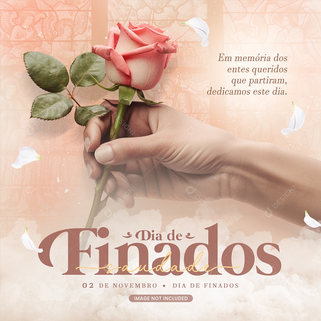 Social Media Dia De Finados 02 De Novembro PSD Editável