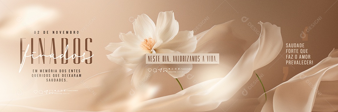 All Souls' Day Carousel On This Day We Value Social Media Editable PSD