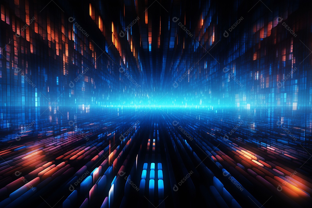 Fundo abstrato de dados digitais