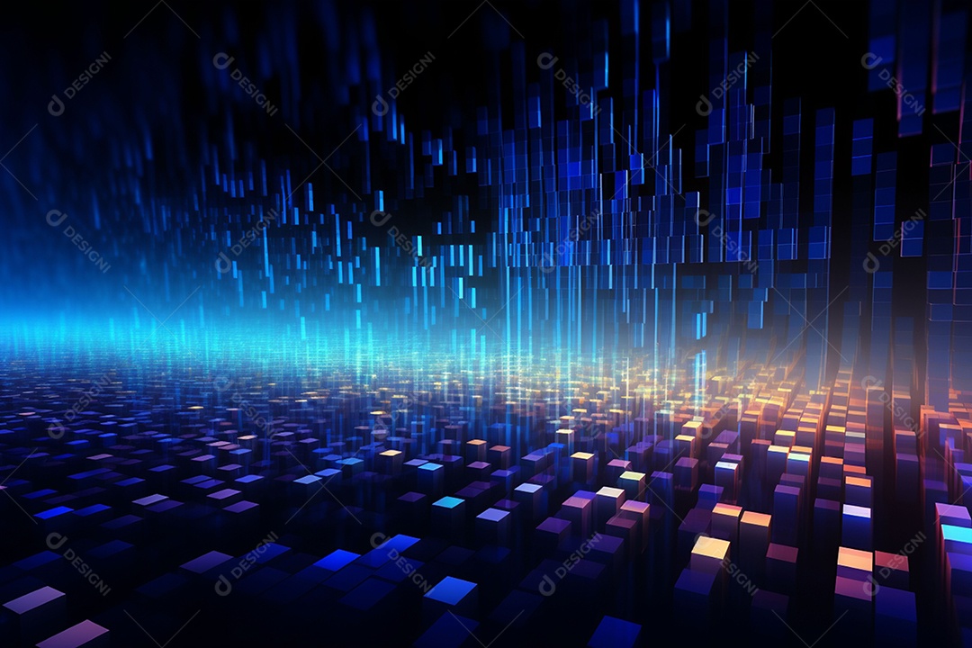 Fundo abstrato de dados digitais