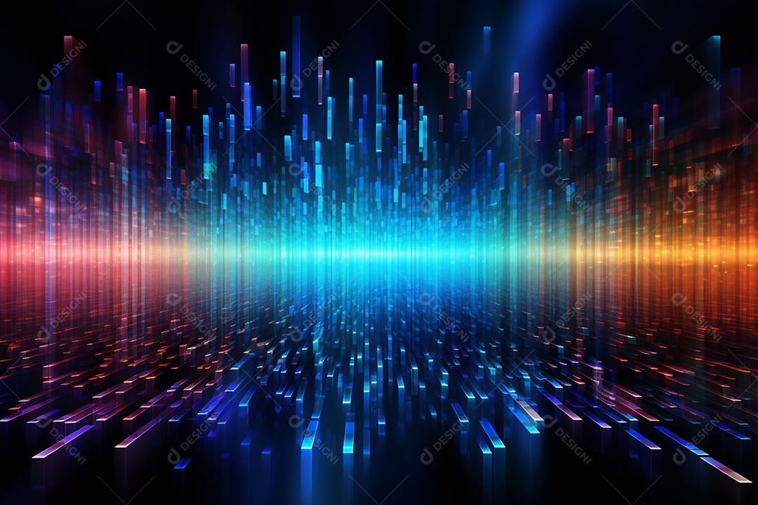 Fundo abstrato de dados digitais