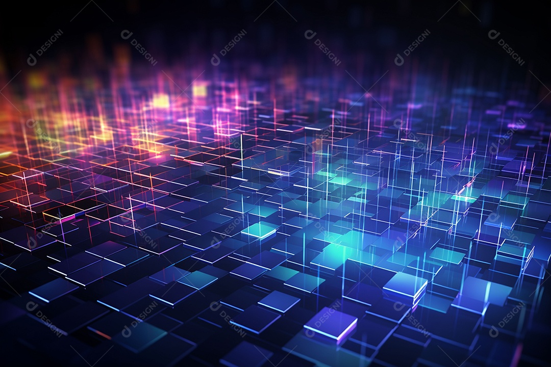 Fundo abstrato de dados digitais