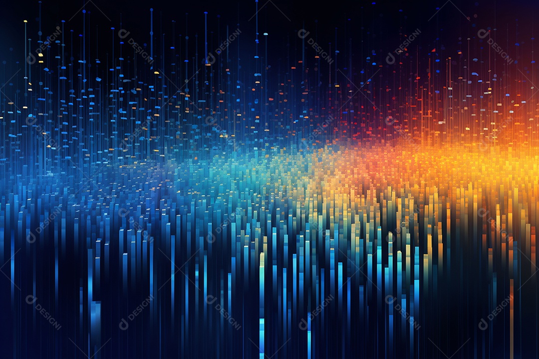 Fundo abstrato de dados digitais