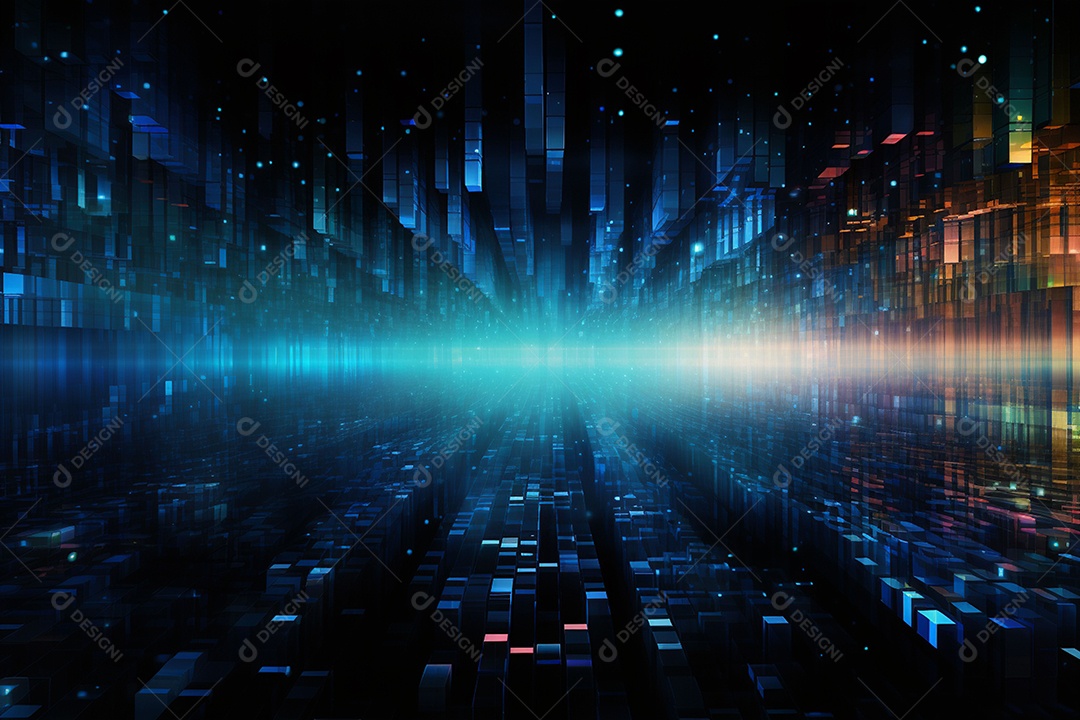 Fundo abstrato de dados digitais