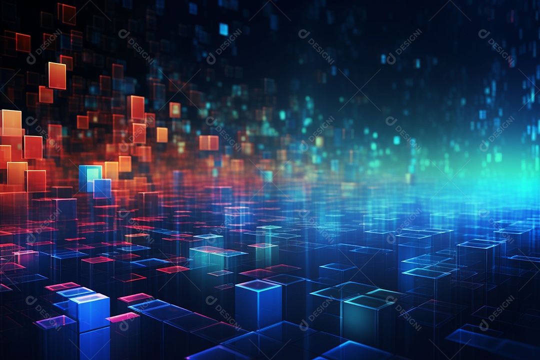 Fundo abstrato de dados digitais