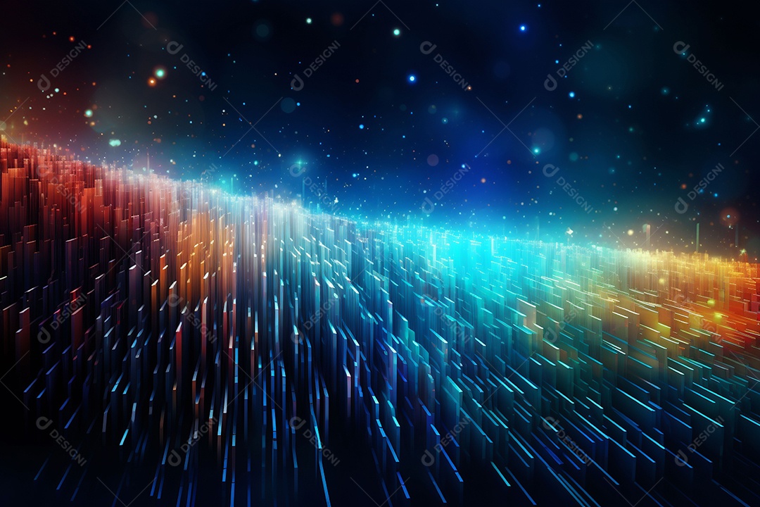 Fundo abstrato de dados digitais