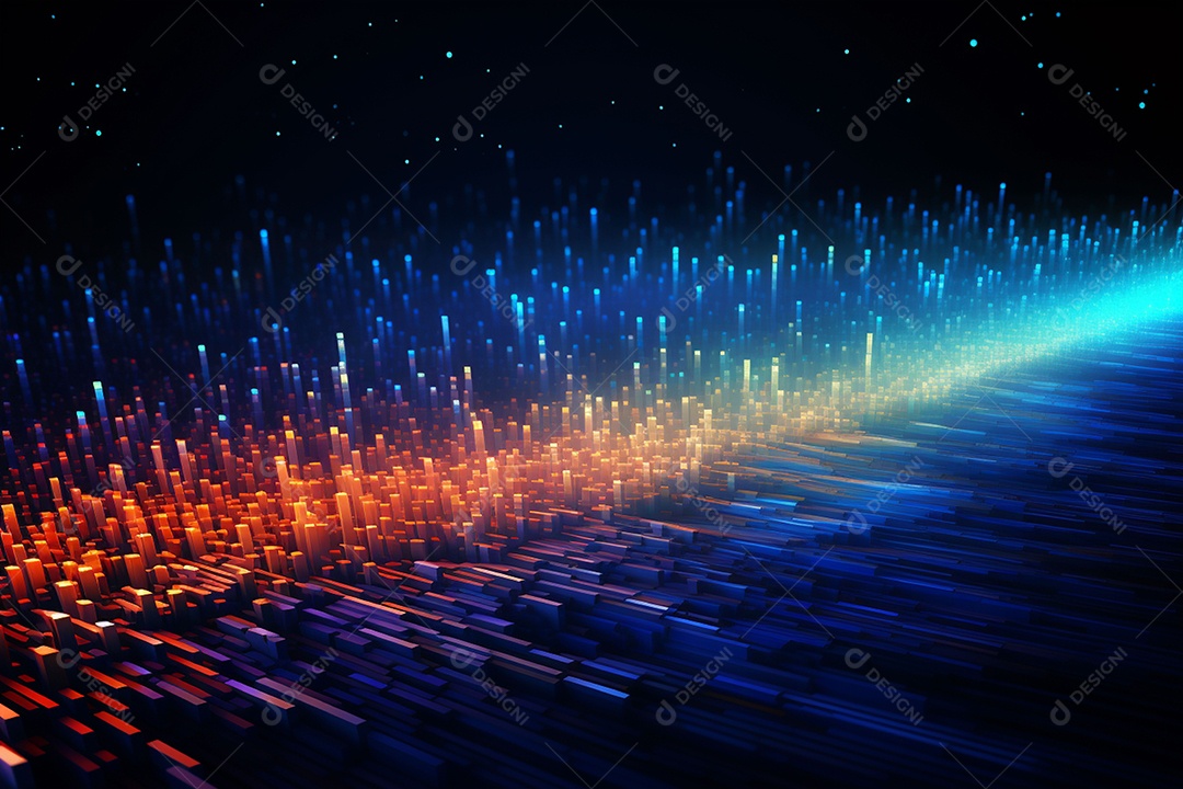 Fundo abstrato de dados digitais