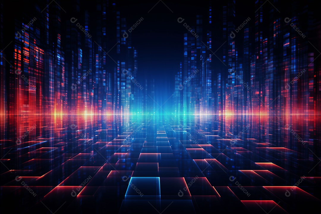 Fundo abstrato de dados digitais