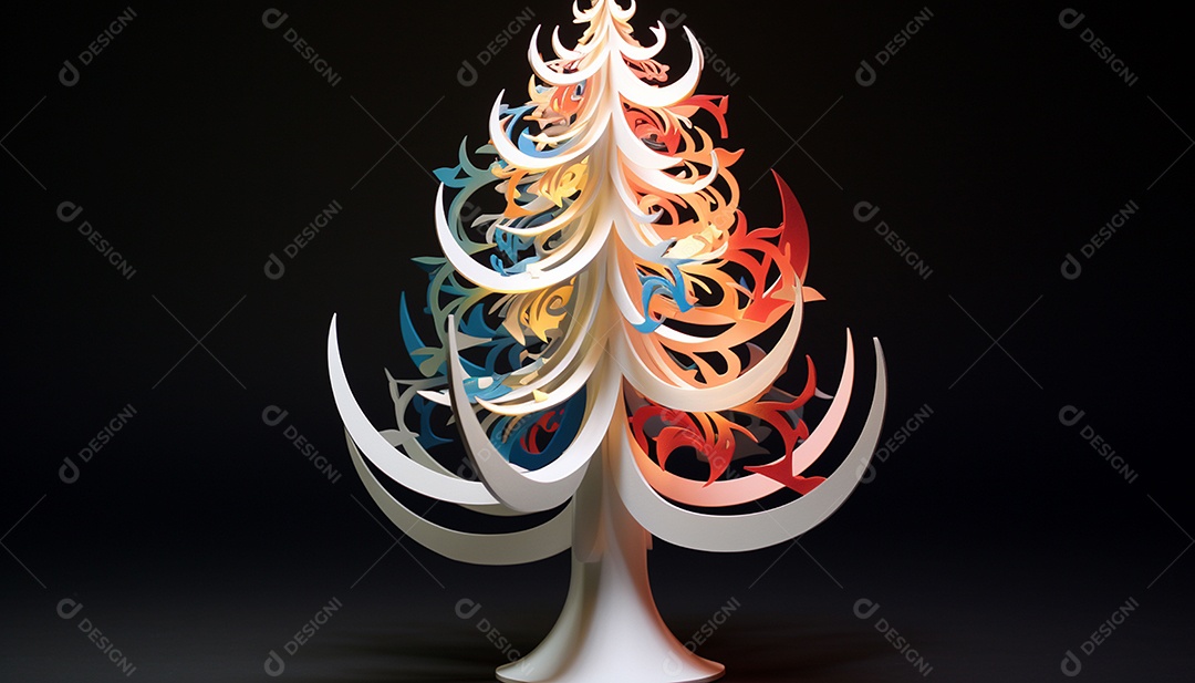 Crie um topper de árvore imprimível em 3D que reproduza