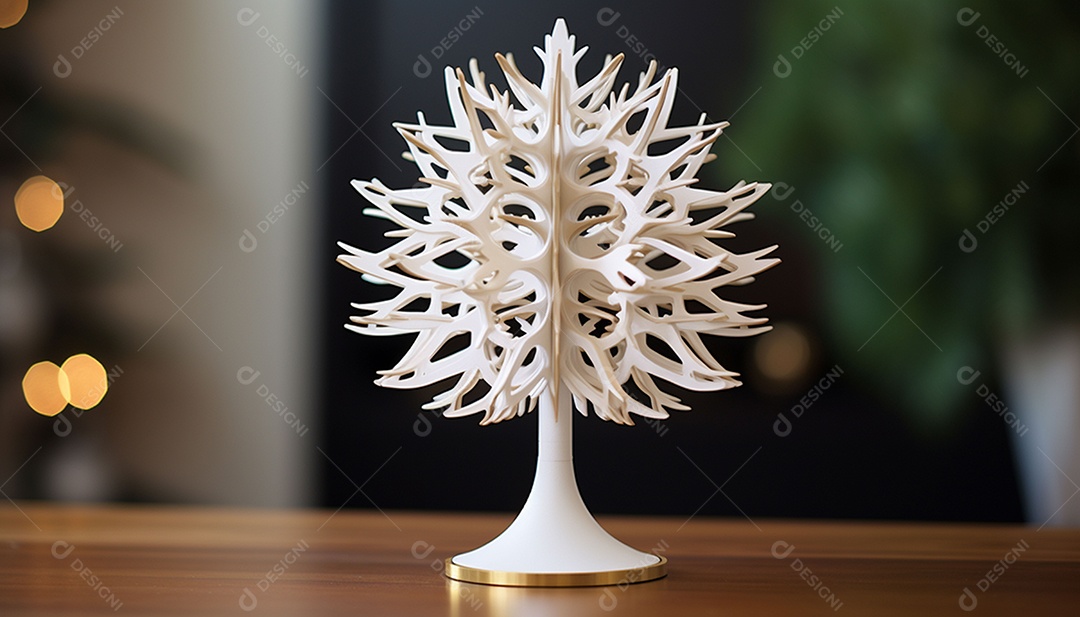 Crie um topper de árvore imprimível em 3D que reproduza