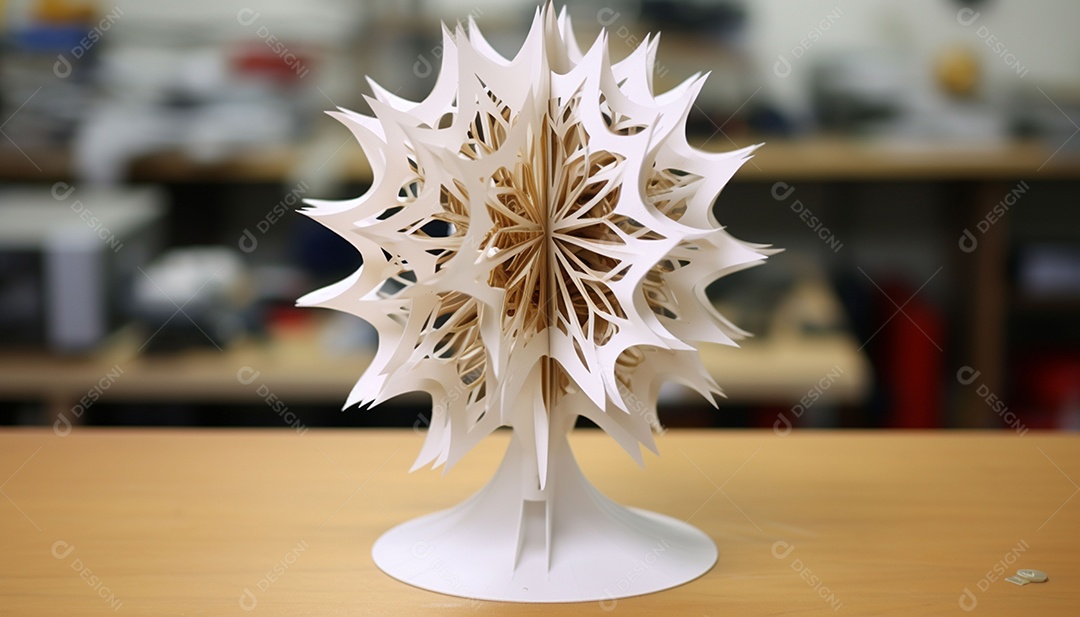 Crie um topper de árvore imprimível em 3D que reproduza