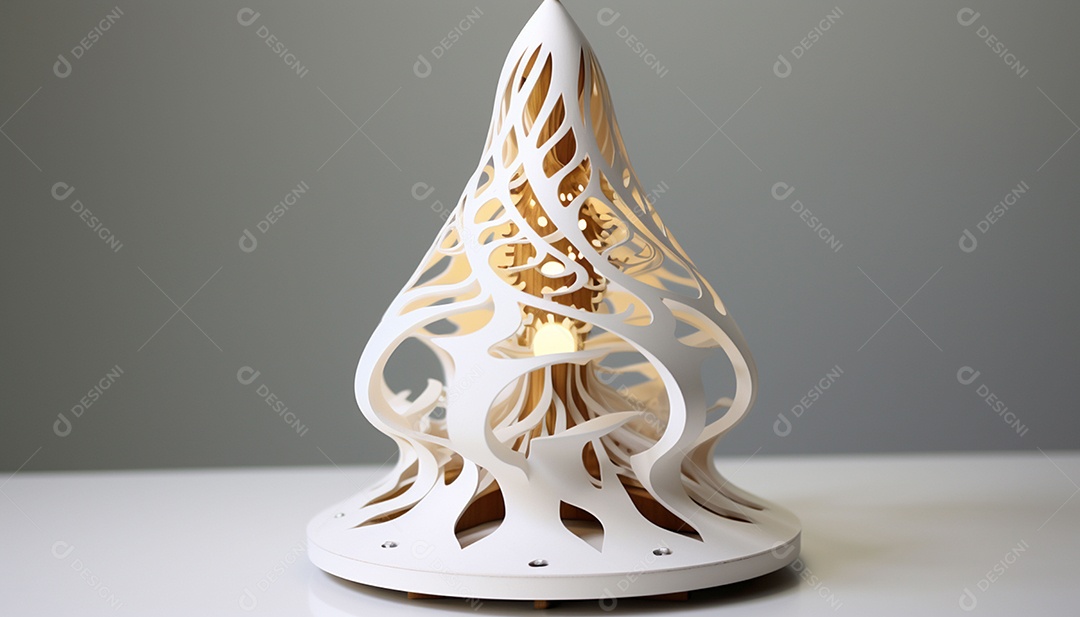 Crie um topper de árvore imprimível em 3D que reproduza